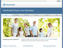 Tablet Screenshot of ohiohealthprimarycarehilliard.com
